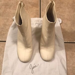 Joie Ivory Booties